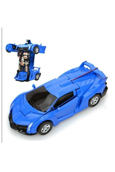 paraply Öğretici Oyuncaklar Mavi Lamborghini Çek Bırak Robota Dönüşen Araba Kız Erkek Çocuk Oyuncak