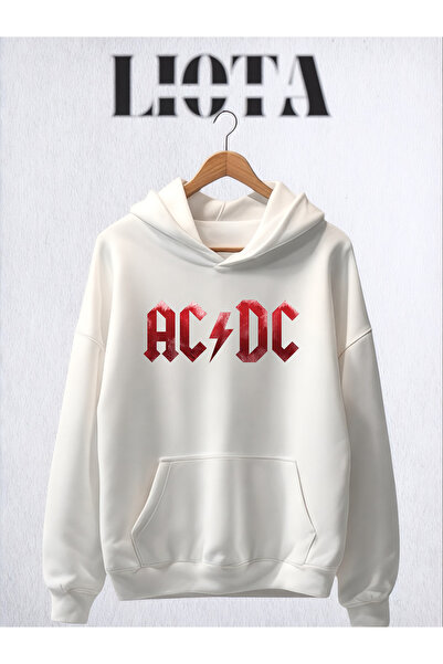 Vordevia ACDC Памучен овърсайз суитшърт с принт