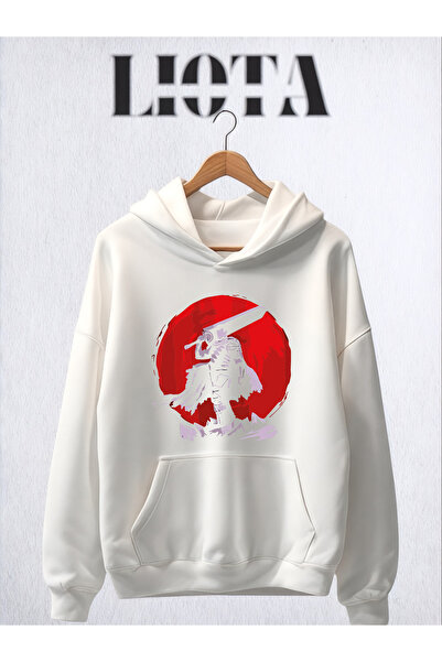 Vordevia Berserk Printed Oversize Cotton 3 Thread Sweatshirt