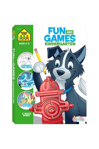 School Zone Publishing Fun and Games: Kindergarten - Ages 5-6 Years