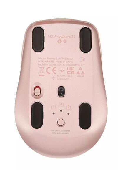 logitech MX Anywhere 3S Wireless Mouse, Right-hand,