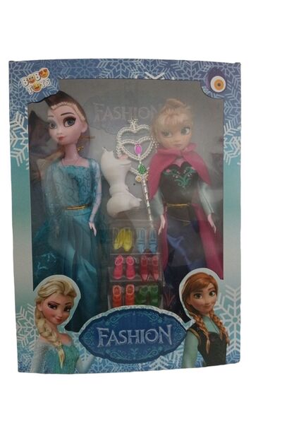 NEWBRENDHOME Eğitici Erkek Çocuk Oyuncak Karlar Ülkesi Elsa Ve Anna Toplam 20...