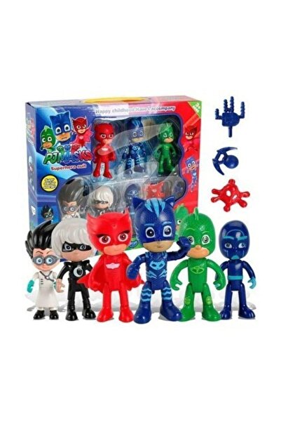 OMZ ألعاب تعليمية، مجموعة شخصيات بيجاماسكيليرز مكونة من 10 قطع، لعبة للأولاد ...