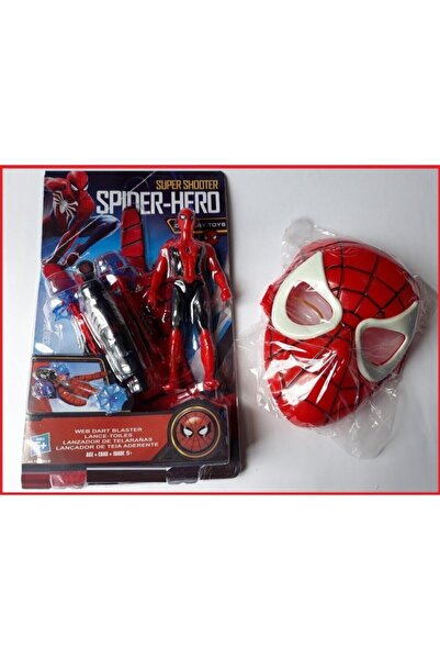 NEWBRENDHOME لعبة تعليمية للأولاد على شكل سبايدرمان مع قفازات وقناع وشخصية سب...