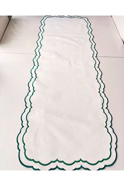 ketenhome Curved Edge Ecru Runner - 119X44 cm