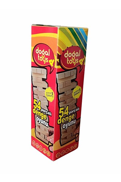 OMZ ألعاب تعليمية لعبة التوازن جينجا خشبية 54 قطعة لعبة إدك للأولاد والبنات