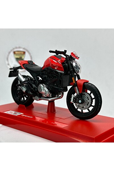 Maisto Diecast Moto Garage Ducati Monster 1:18 Diecast Maket Motor – Lisanslı Metal Model Motosiklet