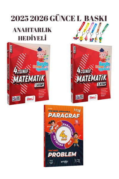 Bilal Işıklı Yayınları ADIM ADIM 4.SINIF BEYİN FIRTINASI BİLAL IŞIKLI MATEMAT...