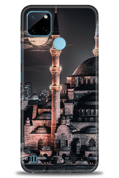 realme حافظة متوافقة مع C21Y A+ Plus + واقي شاشة سيراميك غير قابل للكسر - 230