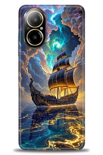 realme حافظة A+ Plus متوافقة مع 12 Lite 4G + واقي شاشة سيراميك غير قابل للكسر...