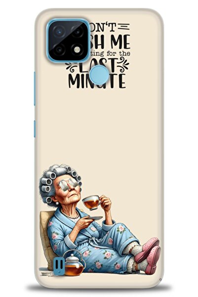 realme حافظة متوافقة مع C21 A+ Plus + واقي شاشة سيراميك غير قابل للكسر - 46