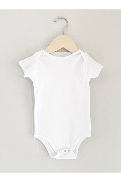 HANOVA CREATİVE قميص داخلي أبيض سادة للأطفال من هانوفا كريتيف - بدون طباعة