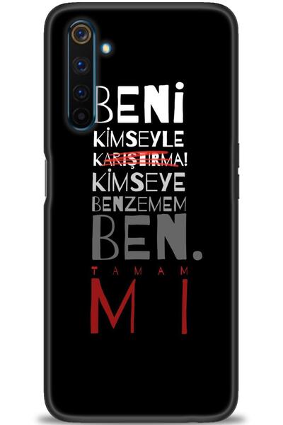 realme حافظة متوافقة مع 6 برو A+ بلس + واقي شاشة سيراميك غير قابل للكسر - 396