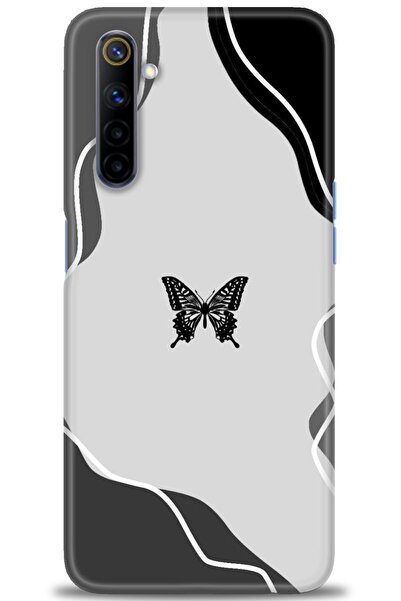 realme 6 حافظة متوافقة مع A+ Plus + واقي شاشة من السيراميك غير قابل للكسر - 190