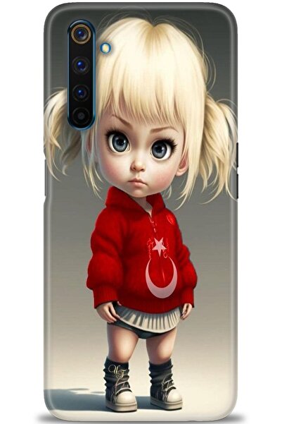 realme حافظة متوافقة مع 6 برو A+ بلس + واقي شاشة سيراميك غير قابل للكسر - 243