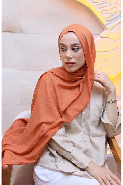 Modakaşmir Neo Cotton Shawl Soft Orange