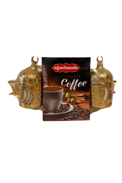 Ugurluzade SET CAFEA TURCEASCA 100 GR CU 2 CESTI, CUTIA SPECIAL OTTOMAN,