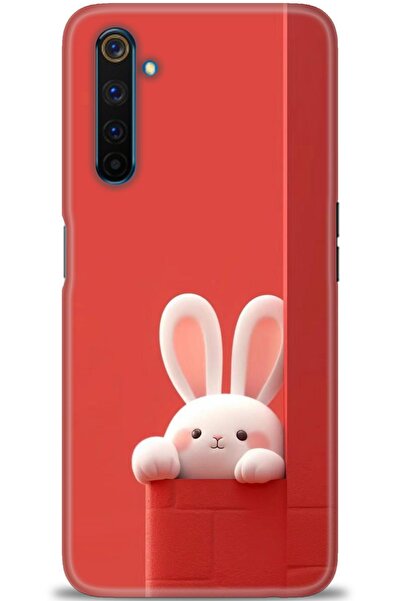 realme حافظة متوافقة مع 6 برو A+ بلس + واقي شاشة سيراميك غير قابل للكسر - 77