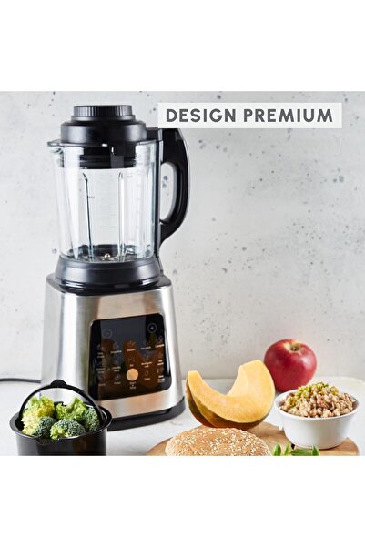 Moulinex PerfectMix Cook Isıtıcılı Blender - 10 Program, Buharda Pişirme