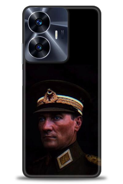 realme حافظة A+ Plus متوافقة مع شبكة الجيل الرابع C55 + واقي شاشة من السيرامي...