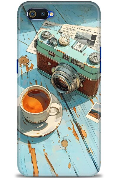 realme حافظة متوافقة مع C2 A+ Plus + واقي شاشة سيراميك غير قابل للكسر - 269