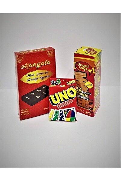 NEWBRENDHOME لعبة تعليمية للأولاد، ألعاب طبيعية، لعبة جينغا-أونو-مانجالا للفتيات