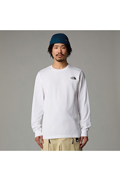 THE NORTH FACE M L/S EASY TEE WHITE