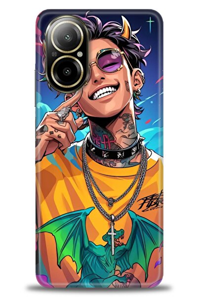 kılıfevreni جراب A+ Plus متوافق مع هاتف Realme 12 Lite 4G + واقي شاشة سيراميك...