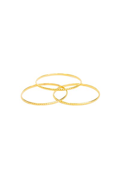 Atiye 3’lü Kabartmalı Ajda Bilezik