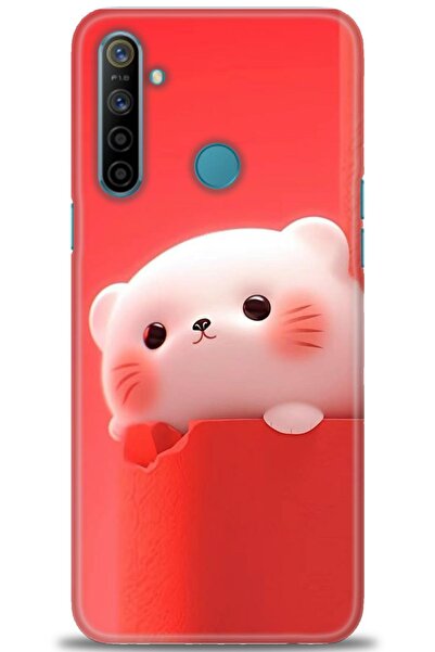 kılıfevreni غطاء متوافق مع هاتف Realme 6i A+ Plus غطاء HD مطبوع - غطاء من الس...