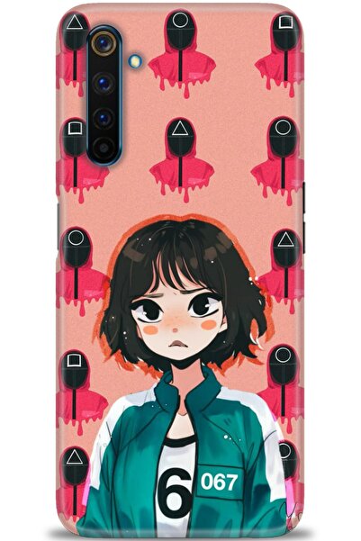 realme حافظة متوافقة مع 6 برو A+ بلس + واقي شاشة سيراميك غير قابل للكسر - 289