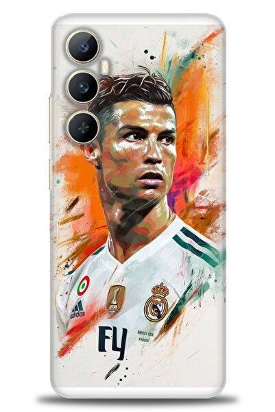 realme حافظة A+ Plus متوافقة مع 4G C65 + واقي شاشة سيراميك غير قابل للكسر - 7