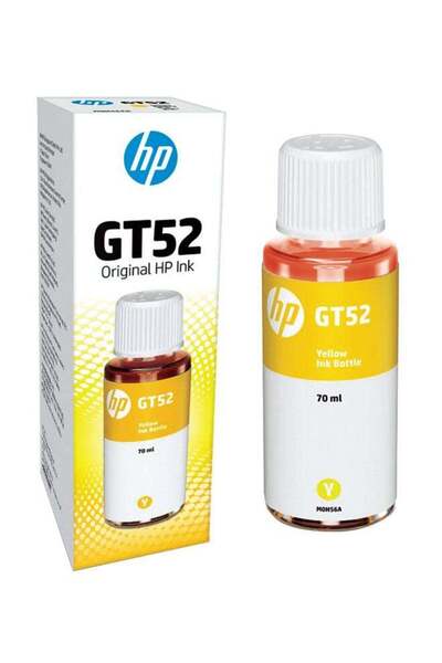 HP حبر GT52 الأصلي للخرطوشة الصفراء