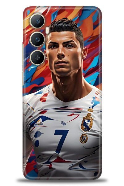 realme حافظة A+ Plus متوافقة مع 4G C65 + واقي شاشة سيراميك غير قابل للكسر - 6