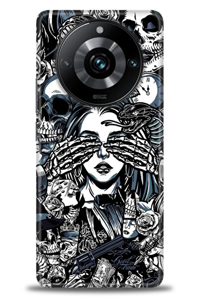 realme حافظة متوافقة مع 11 برو بلس + واقي شاشة سيراميك غير قابل للكسر - 352