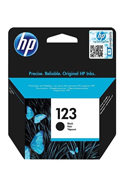 HP 123 Original Ink Advantage Cartridge - F6V17AE 123 Black