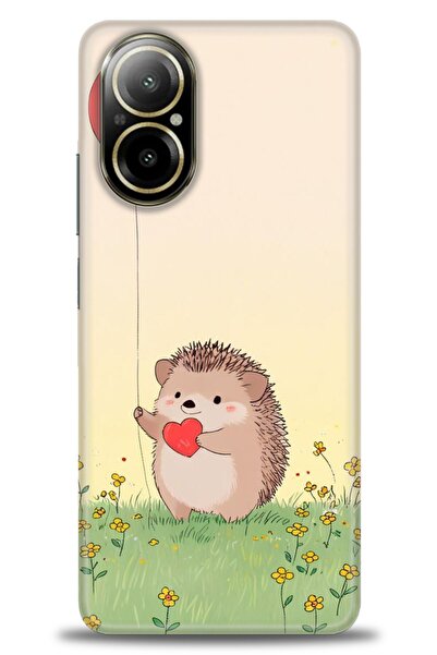 kılıfevreni جراب A+ Plus متوافق مع هاتف Realme 12 Lite 4G + واقي شاشة سيراميك...