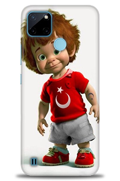 realme حافظة متوافقة مع A+ Plus + واقي شاشة سيراميك غير قابل للكسر - 247