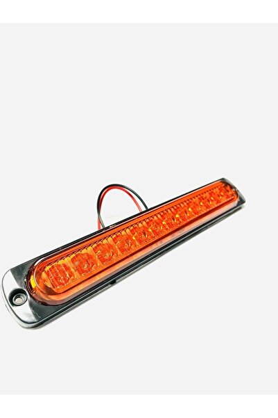 AHMET OTOMOTİV SARI-SARI FLASLI lamba 12v 24v uyumlu Sarı 19cm