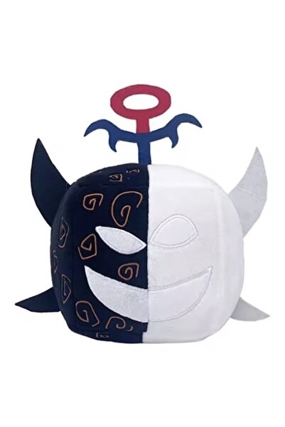 MASHASHOP Jucărie de pluș, joc anime Blox Fruits, Spirit, alb/negru, 15 cm