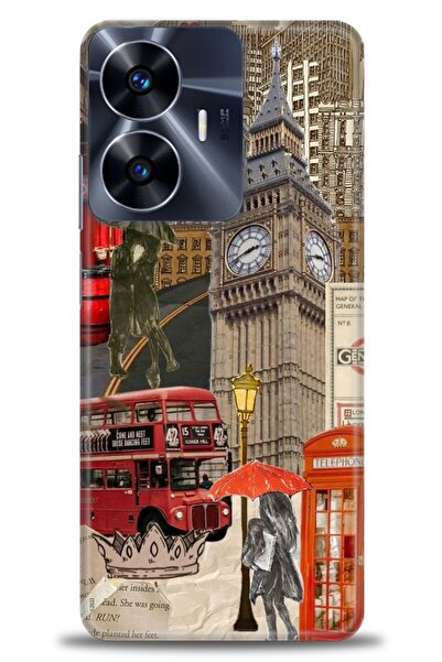 kılıfevreni جراب A+ Plus متوافق مع هاتف Realme C55 4G + واقي شاشة سيراميك غير...