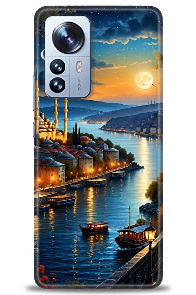 kılıfevreni حافظة متوافقة مع هاتف Xiaomi Mi 12 Pro + واقي شاشة من السيراميك غ...