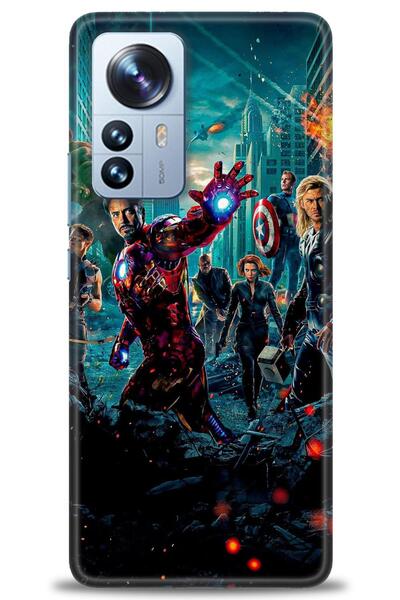 kılıfevreni حافظة متوافقة مع هاتف Xiaomi Mi 12 + واقي شاشة من السيراميك غير ق...