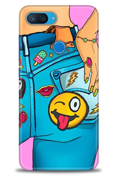 kılıfevreni غطاء متوافق مع هاتف Xiaomi Mi 8 Lite A+ Plus HD مطبوع - غطاء سيلي...