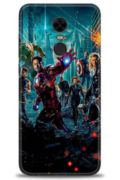 kılıfevreni جراب متوافق مع هاتف Xiaomi Redmi 5 Plus + واقي شاشة من السيراميك ...