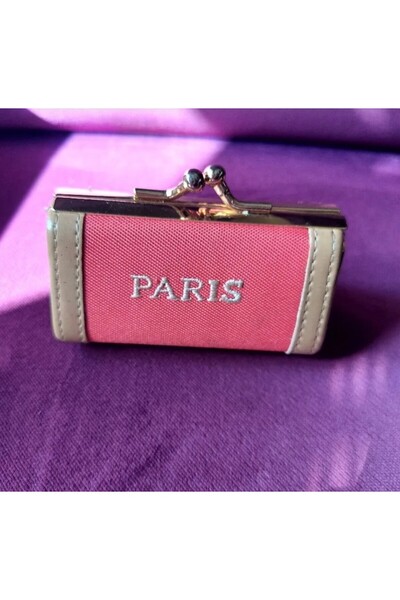 esdekor Mini Purse Size 6cm Width 9 cm Women's Wallet Red Hassle-Free Shopping