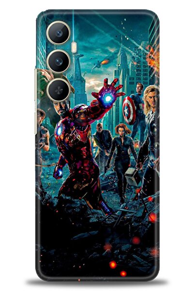 realme حافظة A+ Plus متوافقة مع شبكة الجيل الرابع C65 + واقي شاشة سيراميك غير...