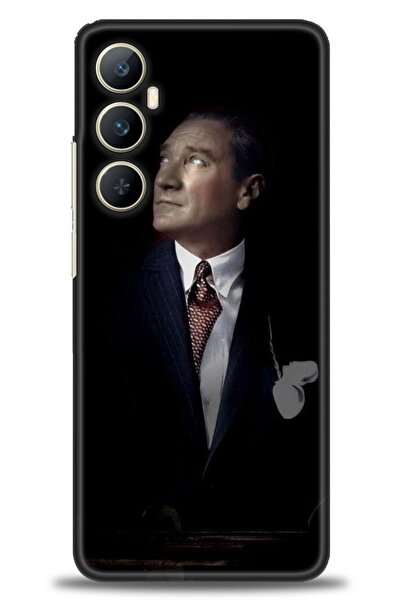 realme حافظة A+ Plus متوافقة مع شبكة الجيل الرابع C65 + واقي شاشة سيراميك غير...