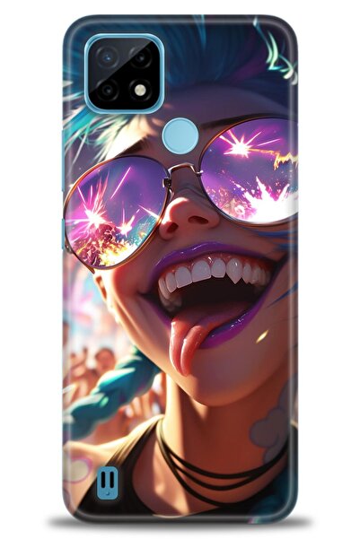 realme C21 Compatible A+ Plus Case + Ceramic Unbreakable Screen Protector - 273