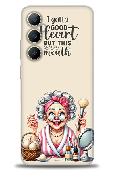 realme حافظة A+ Plus متوافقة مع 4G + واقي شاشة سيراميك غير قابل للكسر - 41